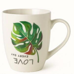 Κούπα LOVE EVERY DAY με Φύλλα