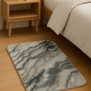 Χαλάκι γούνινο με σχέδιο