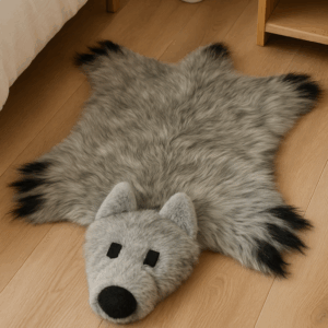 Χαλάκι γούνινο σχέδιο ζωάκι