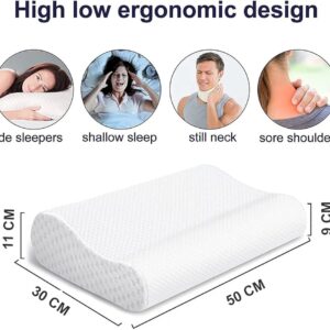 Μαξιλάρι ύπνου στήριξης αυχένα Memory foam