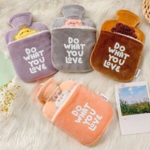 Θερμοφόρα Νερού με Βελούδινη Θήκη Με Σχέδιο