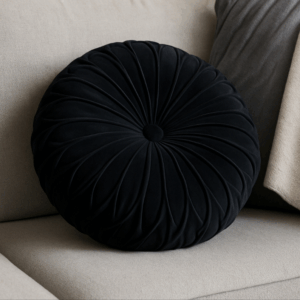 Στρογγυλό Βελούδινο Μαξιλάρι Καναπέ