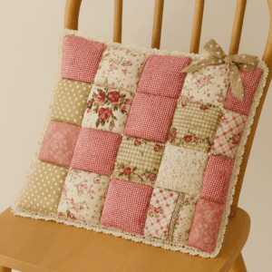 Μαξιλαράκι Καρέκλας Patchwork Vintage