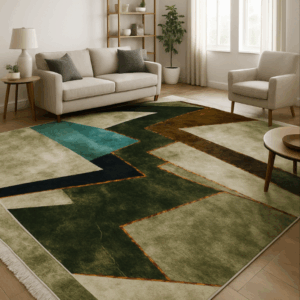 Χαλί Γεωμετρικό Πολύχρωμο
