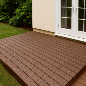 WPC Deck Πλακάκι Εξωτερικού Χώρου 30x60cm Ένα Τεμάχιο