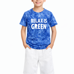 Παιδικό Σετ Μπλουζάκι & Σορτσάκι RELAX IS GREEN