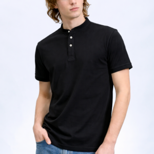 Ανδρική Μπλούζα Henley Κοντομάνικη