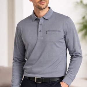 Ανδρική Μπλούζα Polo Μακρυμάνικη