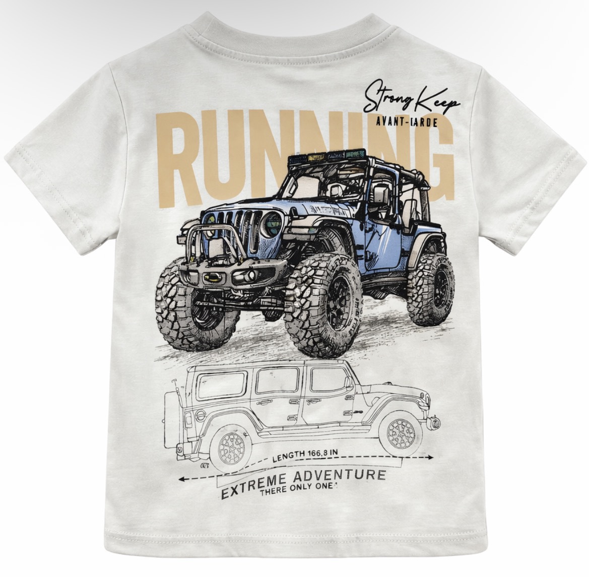 Παιδική Μπλούζα RUNNING με Σχέδιο Jeep - Image 2